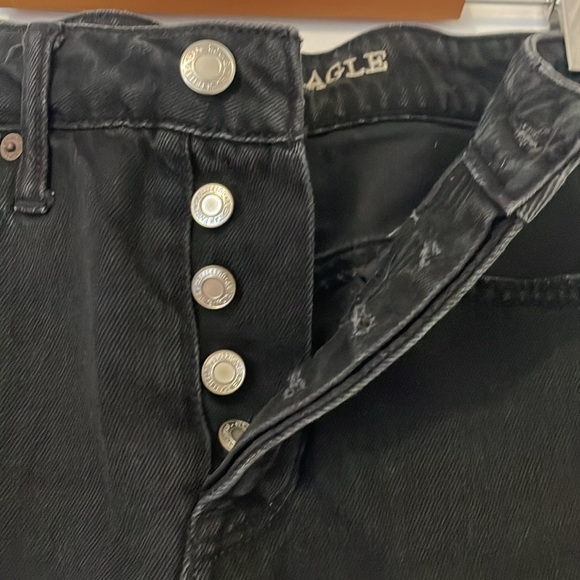 Women’s Black Denim Mini Skirt - Picture 2 of 5